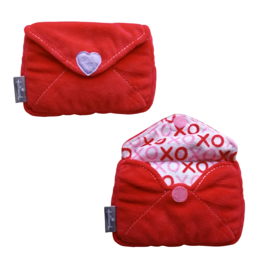 HALLMARK Plush Envelope Special Delivery Pocket Pouch